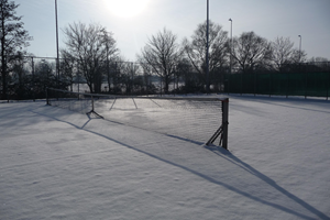 Tenniscompetitie ’s winters binnen